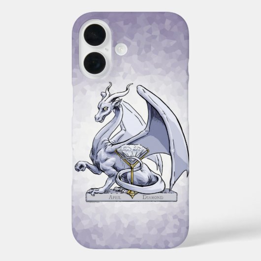 April Birthstone Dragon: Diamond Case-Mate iPhone Case-Mate iPhone Hülle (Rückseite)