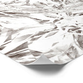 April Birthstone Gemstone Diamond Poster (Ecke)