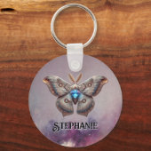 April Birthstone Schlüsselanhänger - Diamond Moth (Vorderseite)