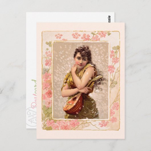 April Blizzard Postcard Postkarte (Vorne/Hinten)