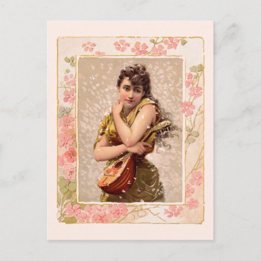 April Blizzard Postcard Postkarte (Vorderseite)