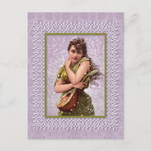 April Blizzard Postkarte (Vorderseite)