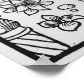 April, Blume, Aries Poster (Ecke)