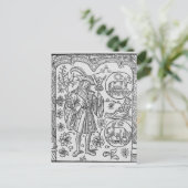 April, Blume, Aries Postkarte (Stehend Vorderseite)