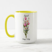 April Blume Daisy und Tulip Tasse (Links)