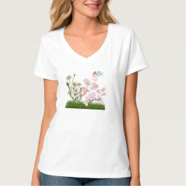 April Blume und Stein T-Shirt