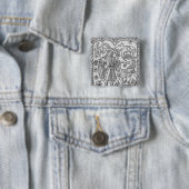 April, Blumen, Widder Button (Beispiel)
