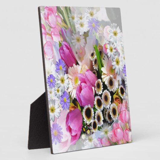 April Bouquet Fotoplatte (Seite)