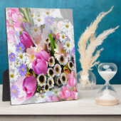 April Bouquet Fotoplatte (Seite)