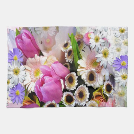 April Bouquet Handtuch (Horizontal)