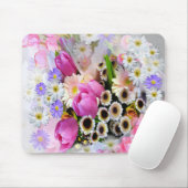 April Bouquet Mousepad (Mit Mouse)