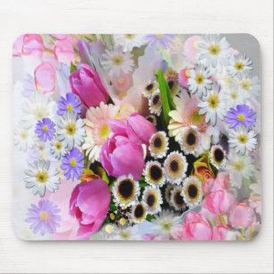 April Bouquet Mousepad