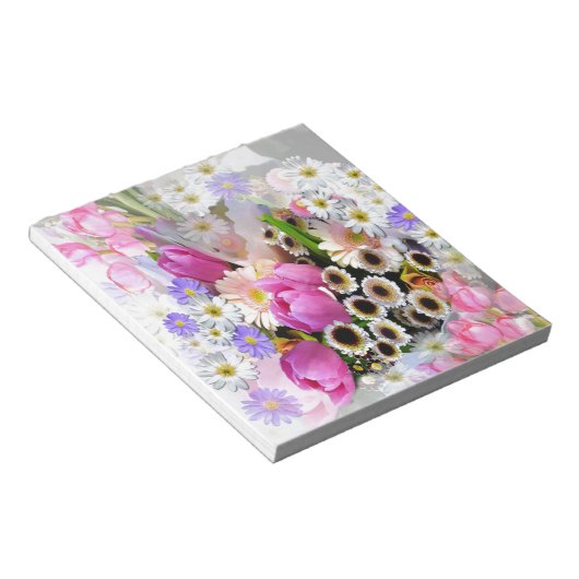 April Bouquet Notizblock (angewinkelt)