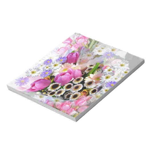 April Bouquet Notizblock (Rotiert)