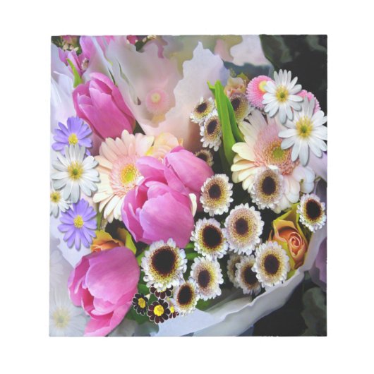 April Bouquet Notizblock (Vorderseite)