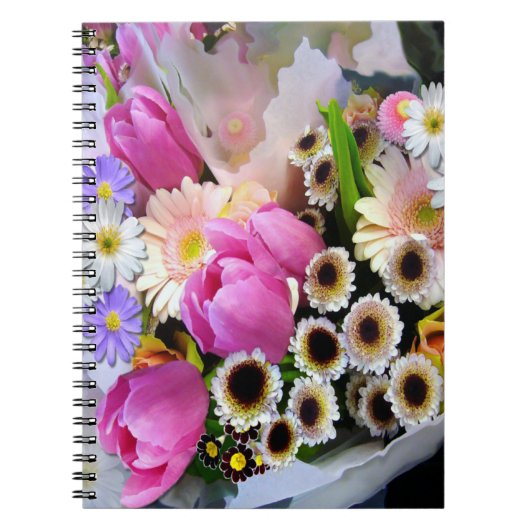 April Bouquet Notizblock (Vorderseite)