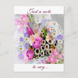 April Bouquet Postkarte