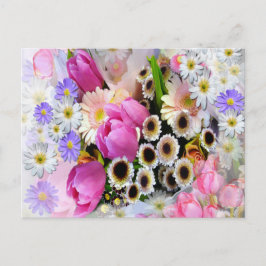 April Bouquet Postkarte