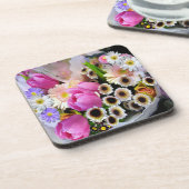 April Bouquet Untersetzer (Linke Seite)