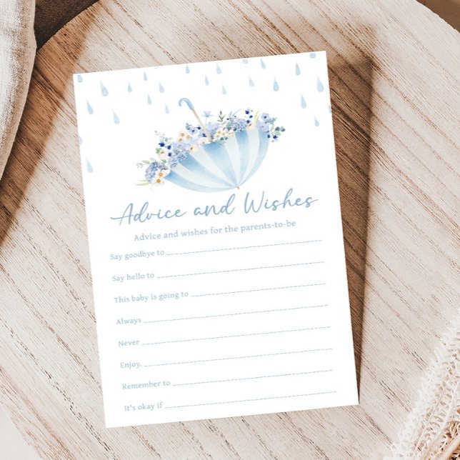 April bringt Mai-Blumen-Schauer-Ratschlag- & Wunsc (April Shower Bring May Flowers Baby Shower Game)