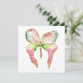 April Butterfly Geburtserklärung Ankündigung (Stehend Vorderseite)