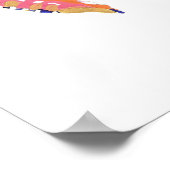 April Butterfly Print Poster (Ecke)