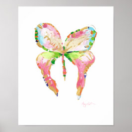 April Butterfly Print Poster