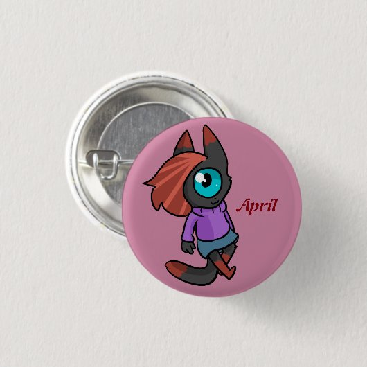 April Button (Vorne & Hinten)