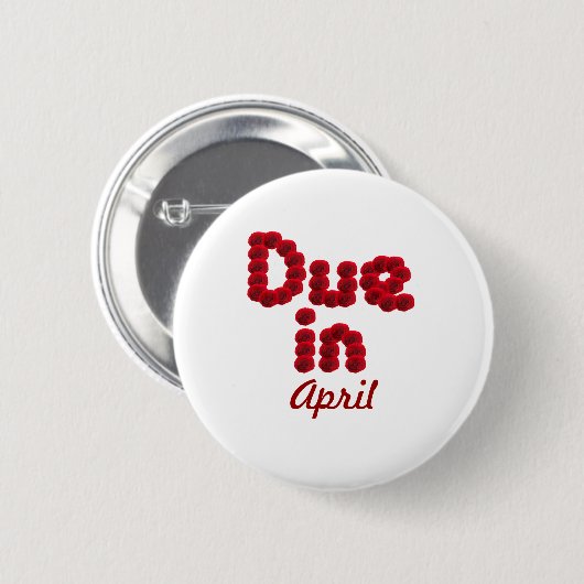 April Button fällig (Vorne & Hinten)
