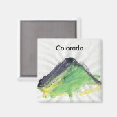 April Colorado Magnet von MAXarT (Vorderseite/Rückseite)