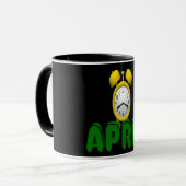 April-Count-down Tasse (Vorderseite Links)