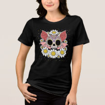 April: Daisies & Bat Skull