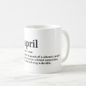 April - Definition Kaffeetasse (VorderseiteRechts)