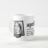 April - Definition Kaffeetasse (Vorderseite Links)