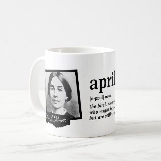 April - Definition Kaffeetasse (Vorderseite Links)