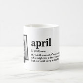 April - Definition Kaffeetasse (Mittel)