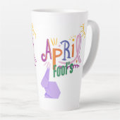 April, der Narr Milchtasse (Rechte Ecke)