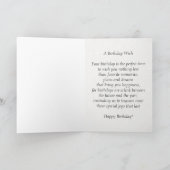 April Diamond Birthstone Geburtstagskarte Karte (Innenseite)