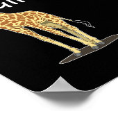 April Die Giraffe Poster (Ecke)