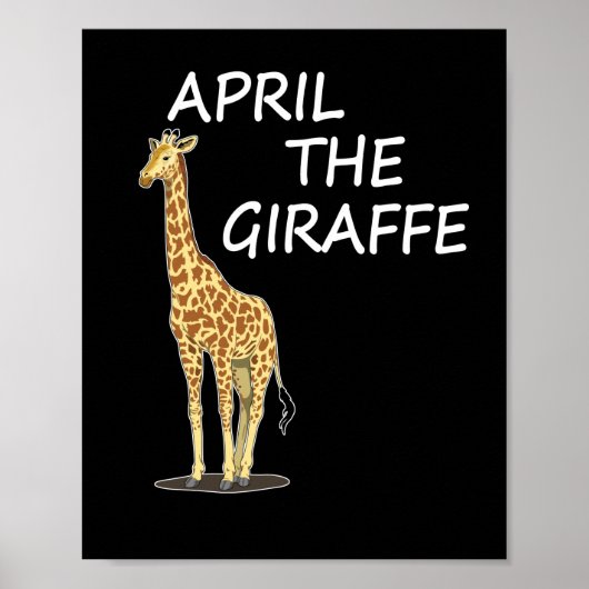 April Die Giraffe Poster (Vorne)