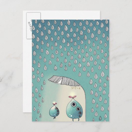 April Dusche 2012 Postkarte (Vorne/Hinten)