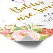 April Dusche Babys sind süß Bitte nehmen Sie eine  Poster (Ecke)