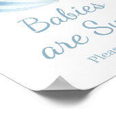 April Dusche bringen Mai Blume Babys sind süß Poster (Ecke)