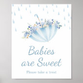 April Dusche bringen Mai Blume Babys sind süß Poster (Vorne)