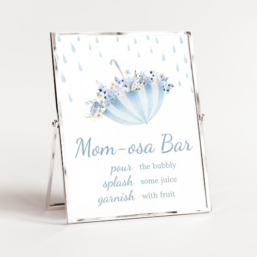 April Dusche bringen Mai Blume Mama Osa Bar Poster