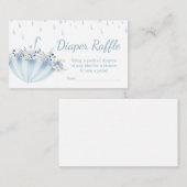 April Dusche bringen Mai Blume Windeln Raffel Begleitkarte (Vorne/Hinten)