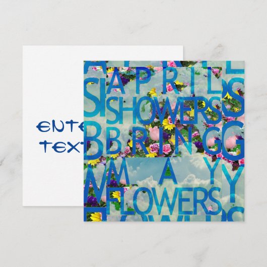 April-Duschen (Vorne/Hinten)