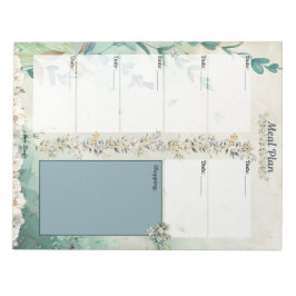 April Duschen 7 Tage Blank Mahl Planner Notizblock