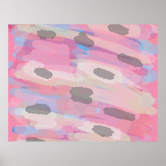 April Duschen Abstrakt Art Poster drucken (Vorne)