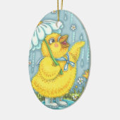 APRIL DUSCHEN BABY CHICK EASTER SPRING ORNAMENT (Links)